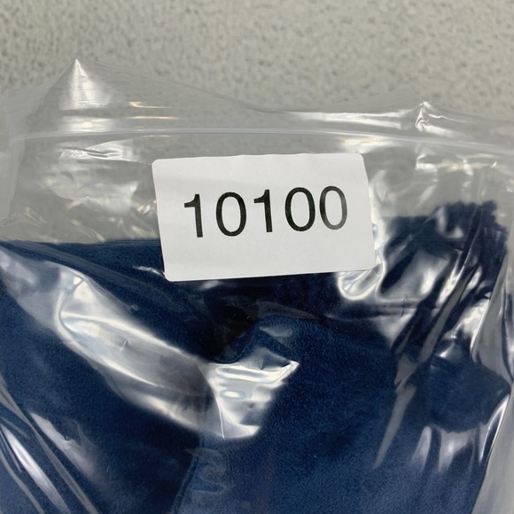 Red River Vest Womens 2X Blue Faux Suede Aztec Southwest Lined Heavyweight Zip - Picture 13 of 13